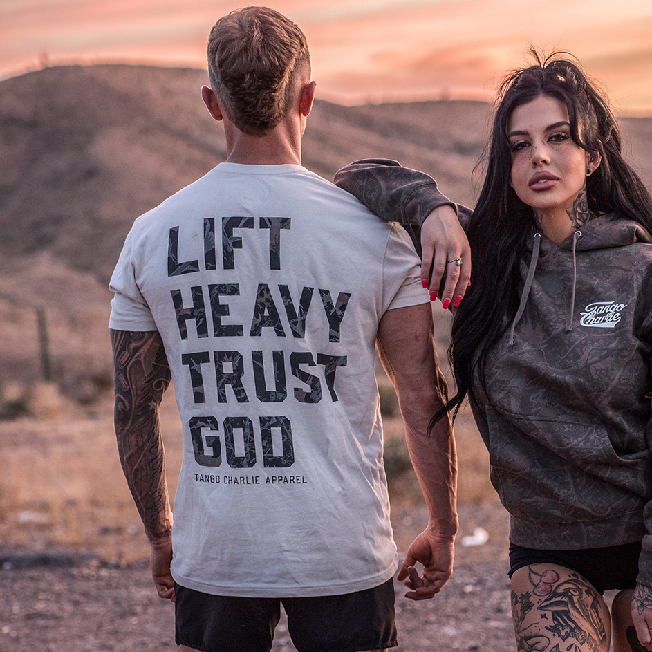 Lift Heavy. Trust God. - Tee