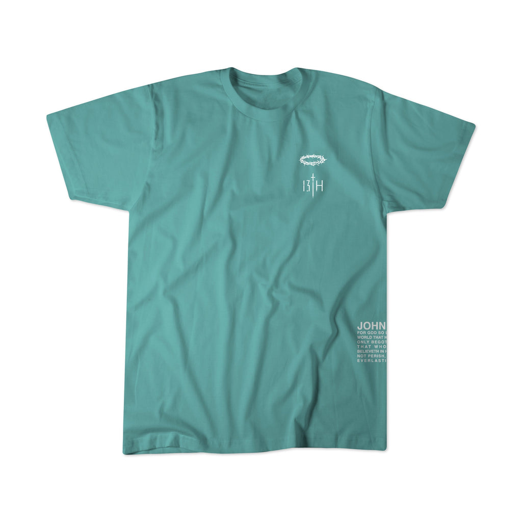 Jesus Saves Premium Tee - Seafoam