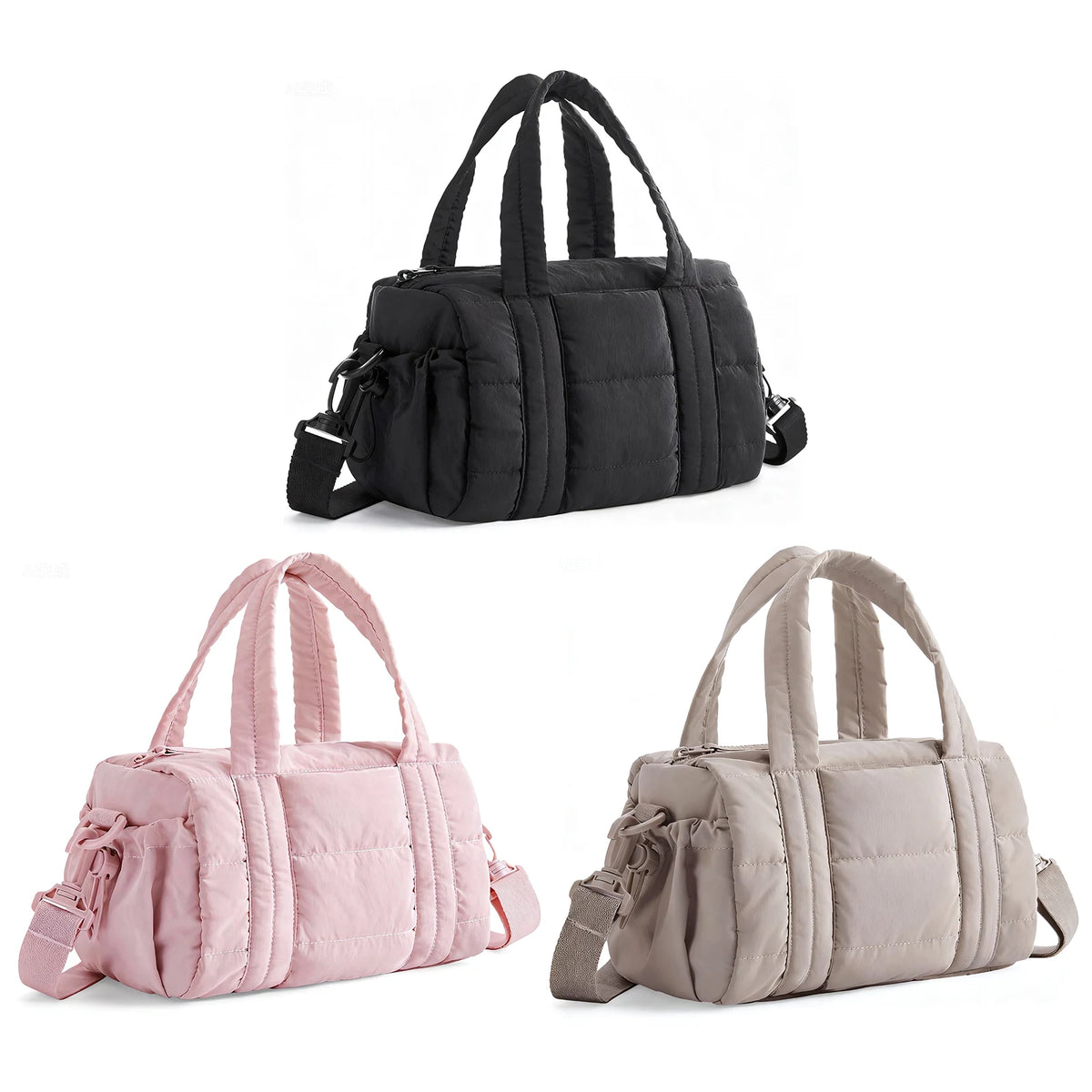 Carry It All Quilted Gym Bag
