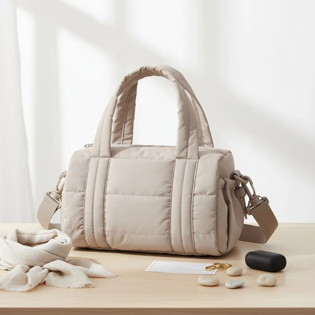 Carry It All Quilted Gym Bag