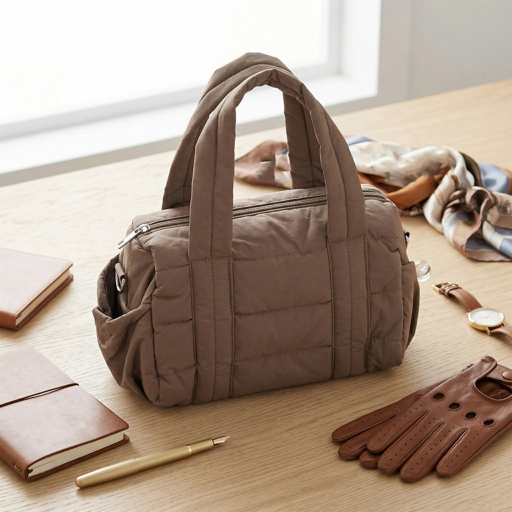 Carry It All Quilted Gym Bag