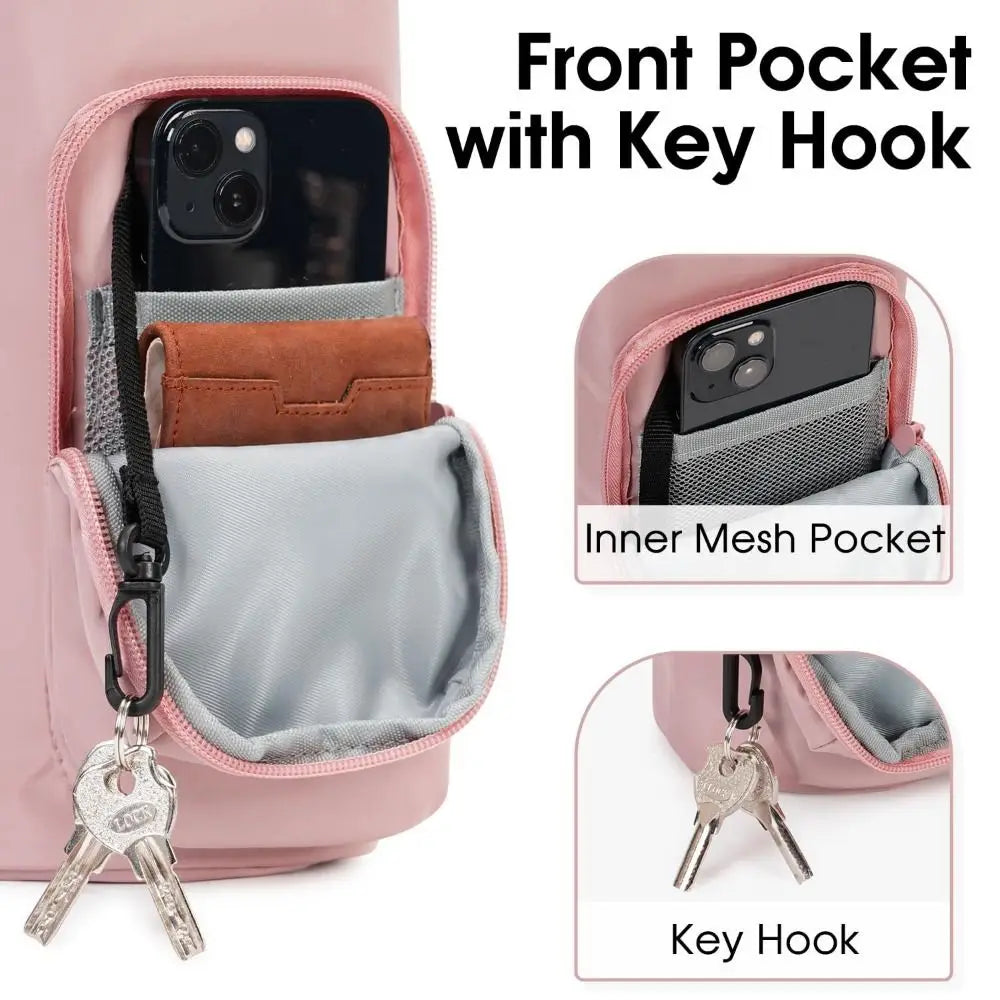 Water Bottle Carrier Bag – Adjustable Strap, Gym Accessory