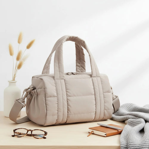 Carry It All Quilted Gym Bag