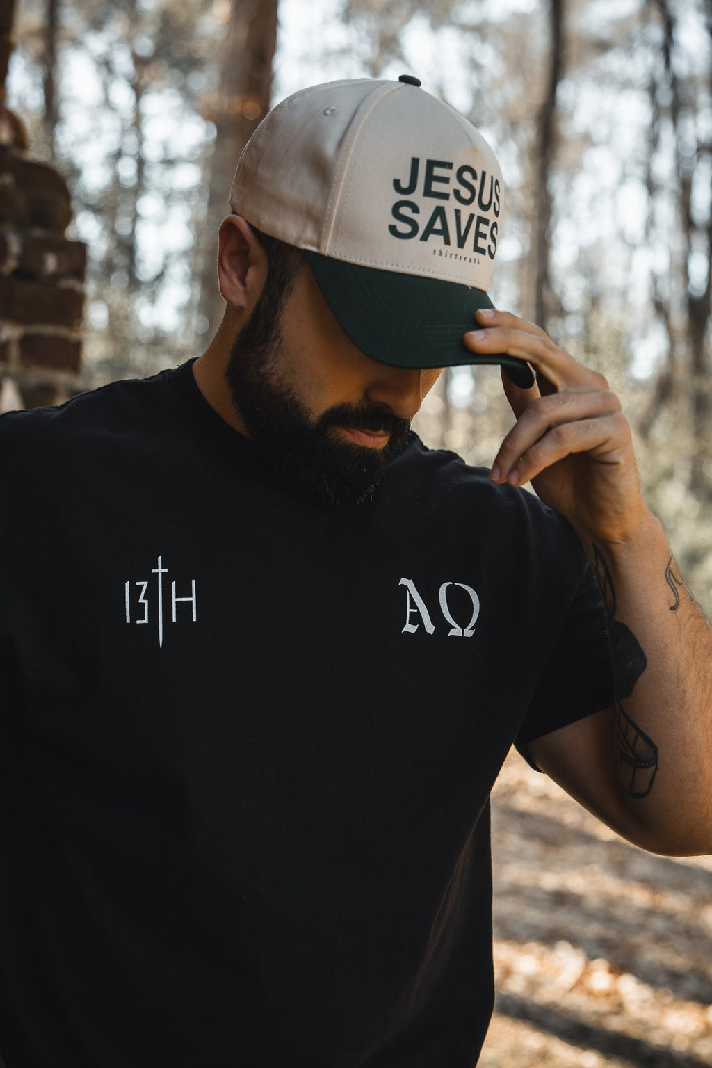 Jesus Saves Ivory Snapback