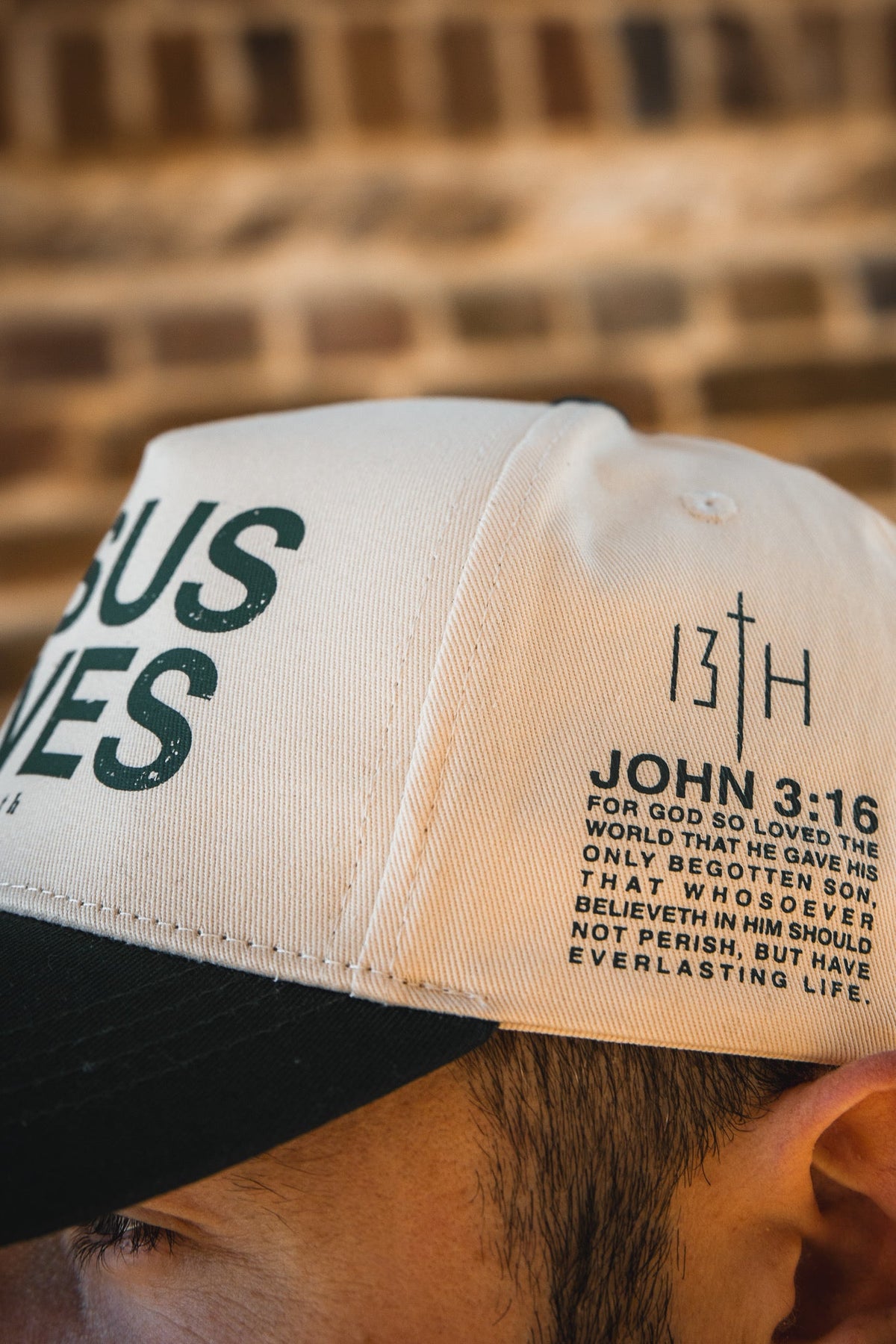 Jesus Saves Ivory Snapback