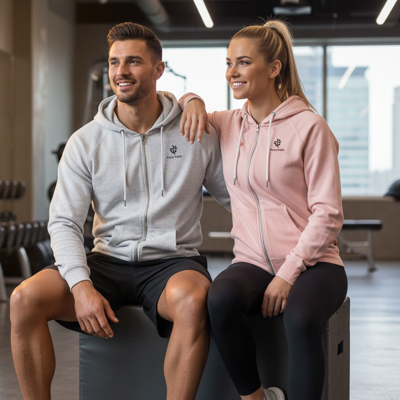Deep Waters Zip-Up - Couples Gym Lifestyle