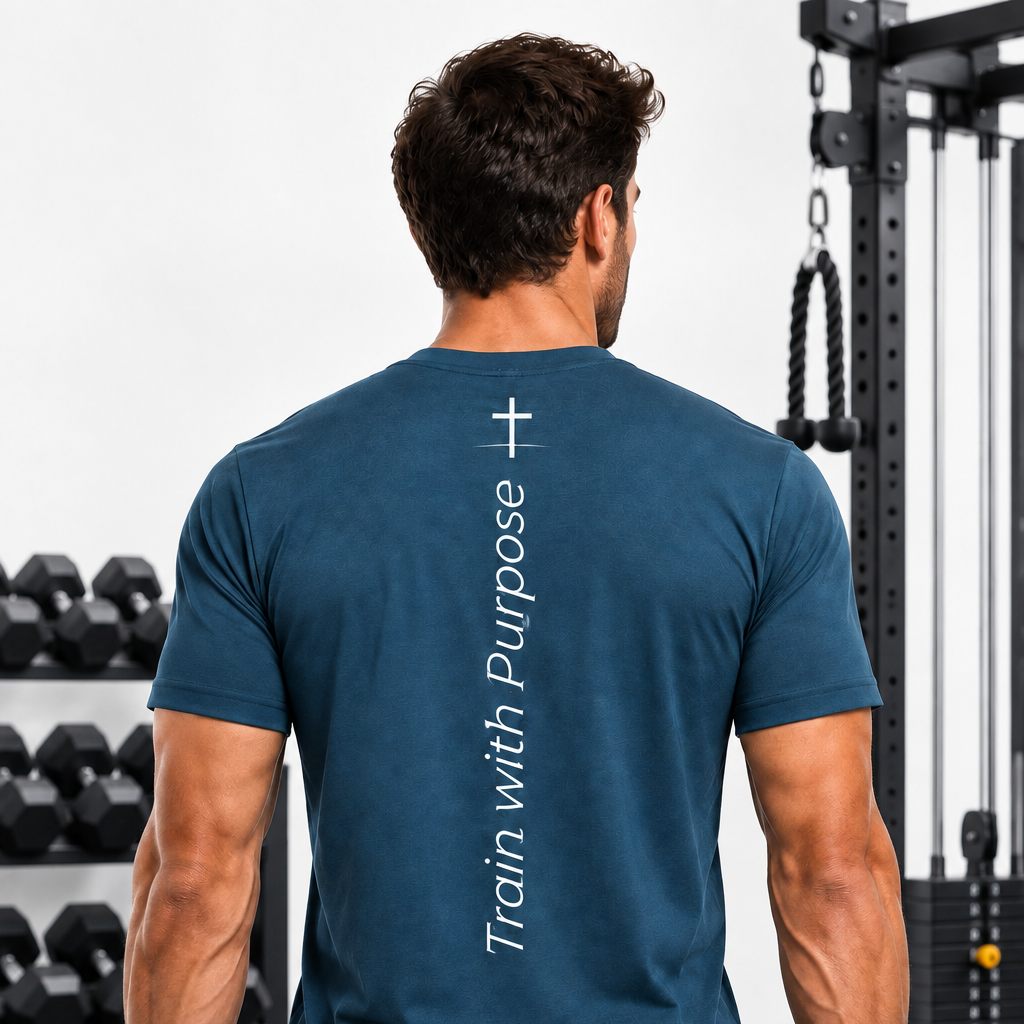 Train with Purpose Blue - Gym Equipment